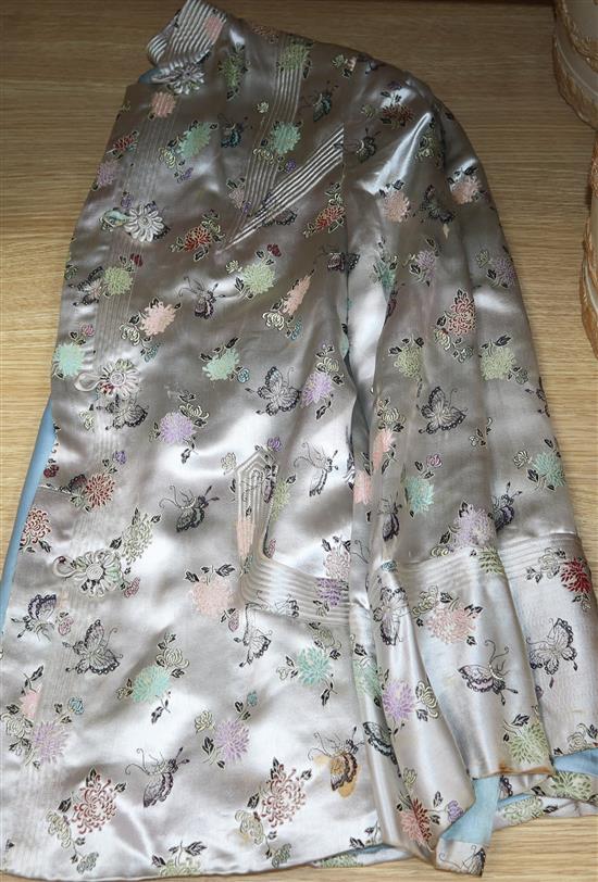A Chinese silk jacket by Owen Bros. Hong Kong.
